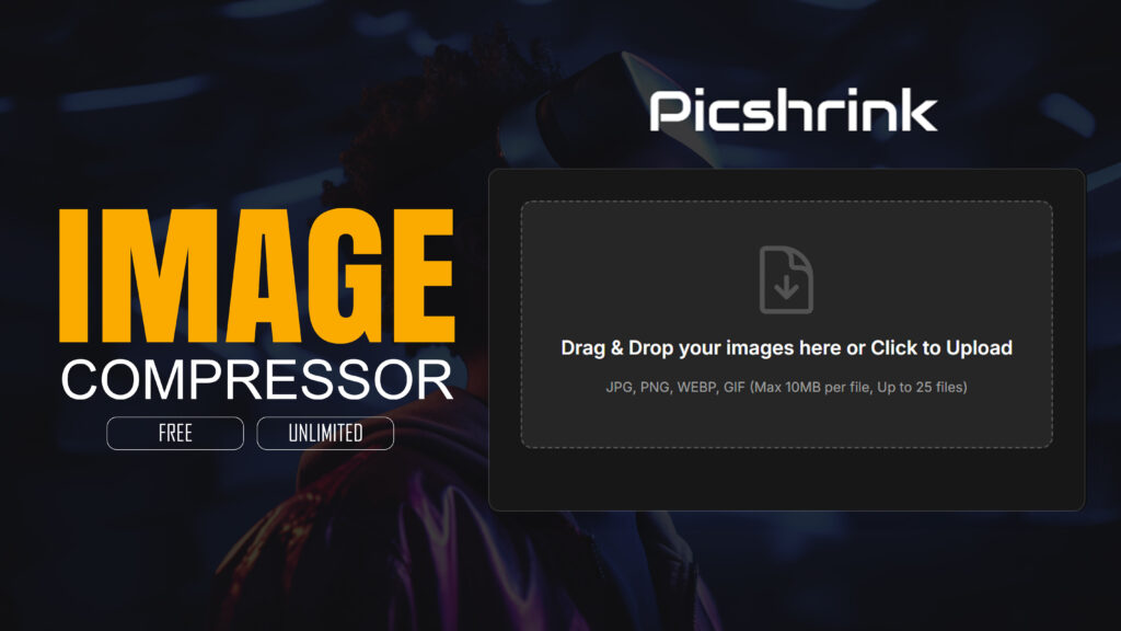 picshrink image compressor