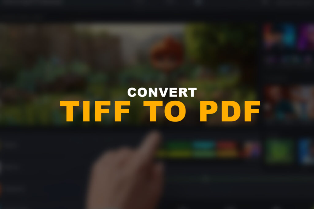 Tiff to pdf