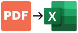 pdf to excel