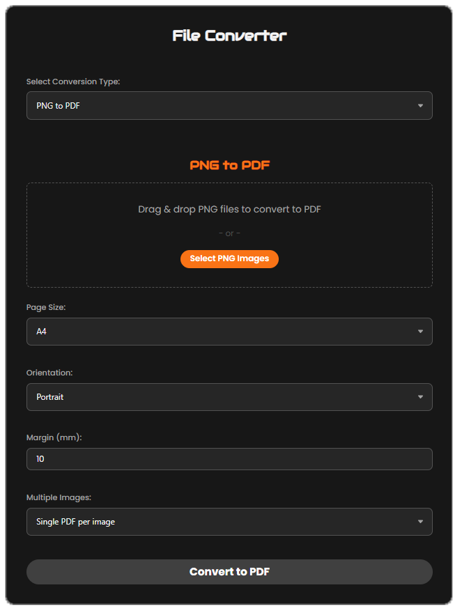 Converter PNG em PDF