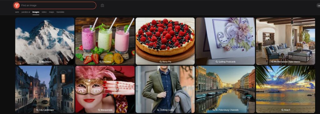 yandex image search