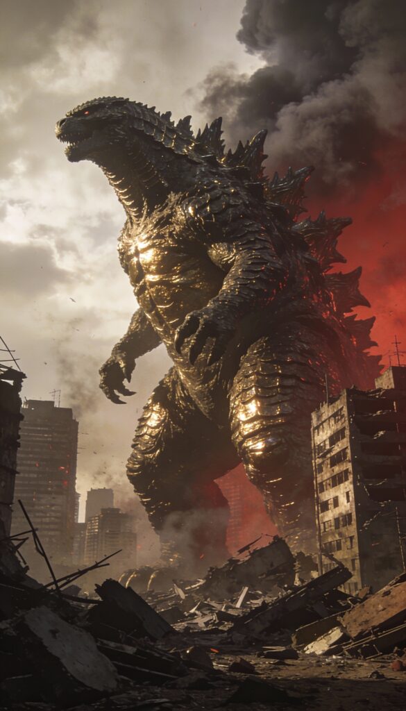angry godzilla