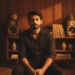 Moody indoor portrait 52